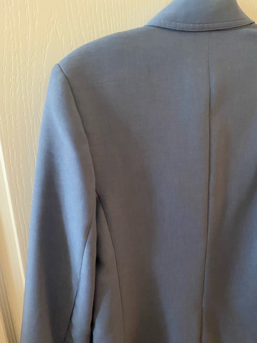 ZARA Set: Single Button Blazer & Tapered Trousers in Pale Blue - M/L - Picture 11 of 16